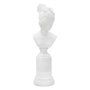 Voir la diapositive 1 : Paris Prix Statuette Buste Femme Déco  Terrence  35cm Blanc