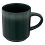 Voir la diapositive 3 : Paris Prix Lot de 4 Mugs sur Rack  Chope  28cl Noir & Vert