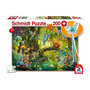 Voir la diapositive 1 : Schmidt Spiele Puzzle 200 pièces - Fées dans la Forêt avec add-on Baguette Magique - SCHMIDT SPIELE