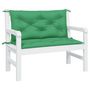 Voir la diapositive 3 : VIDAXL Coussins de banc jardin lot de 2 vert 100x50x7 cm tissu Oxford