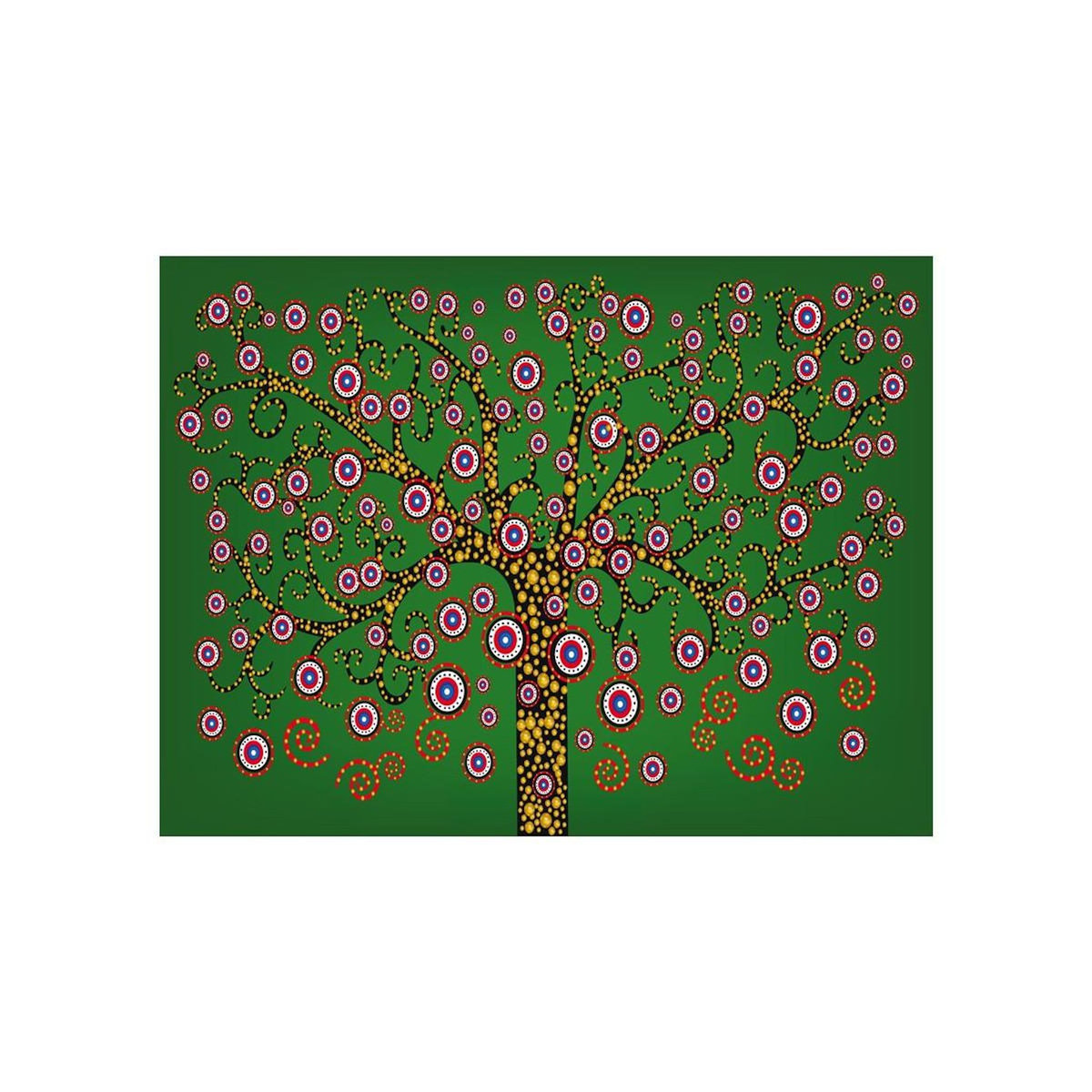 Paris Prix Papier Peint  Abstraction : Arbre Vert