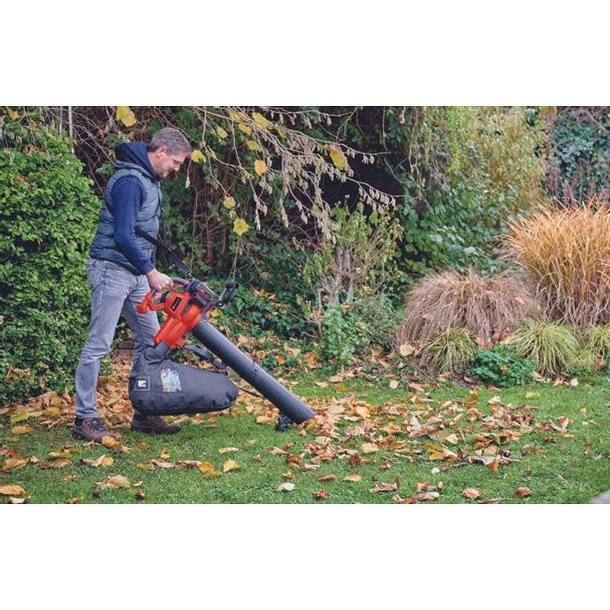 Voir la diapositive 2 : Einhell Aspirateur-souffleur de feuilles sans fil EINHELL 3433630 GE-CL 36/230 Li E-Solo Power X-Change (produit seul)
