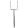 Voir la diapositive 3 : VIDAXL Piquets de cloture 6 pcs Argente 7x6x30 cm Acier galvanise