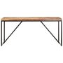 Voir la diapositive 2 : VIDAXL Table a dîner 160x70x76 cm Bois massif d'acacia et de manguier