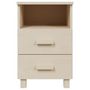 Voir la diapositive 4 : VIDAXL Tables de chevet HAMAR 2 pcs Marron miel 40x35x62cm Bois massif