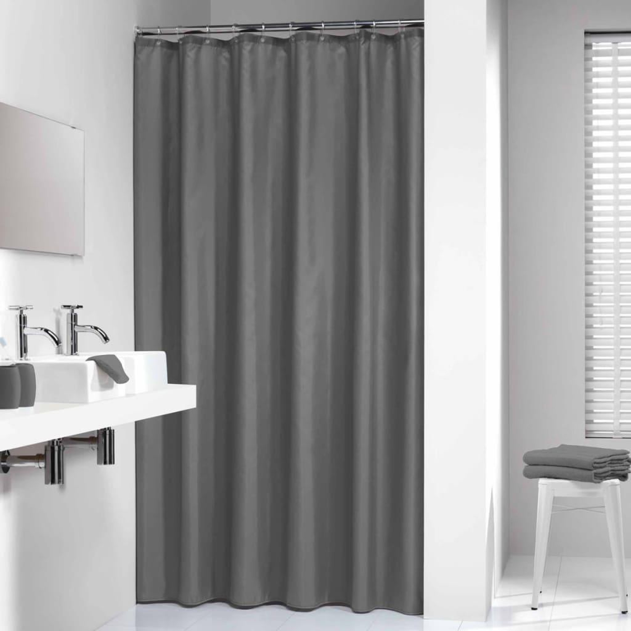 SEALSKIN Sealskin Rideau de douche Madeira 120 cm Gris 238501114