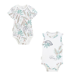 Lot De 2 Bodies Bébé Manches Longues Cygne - Coton Doux, Pressions Entrejambe, Label OEKO-TEX