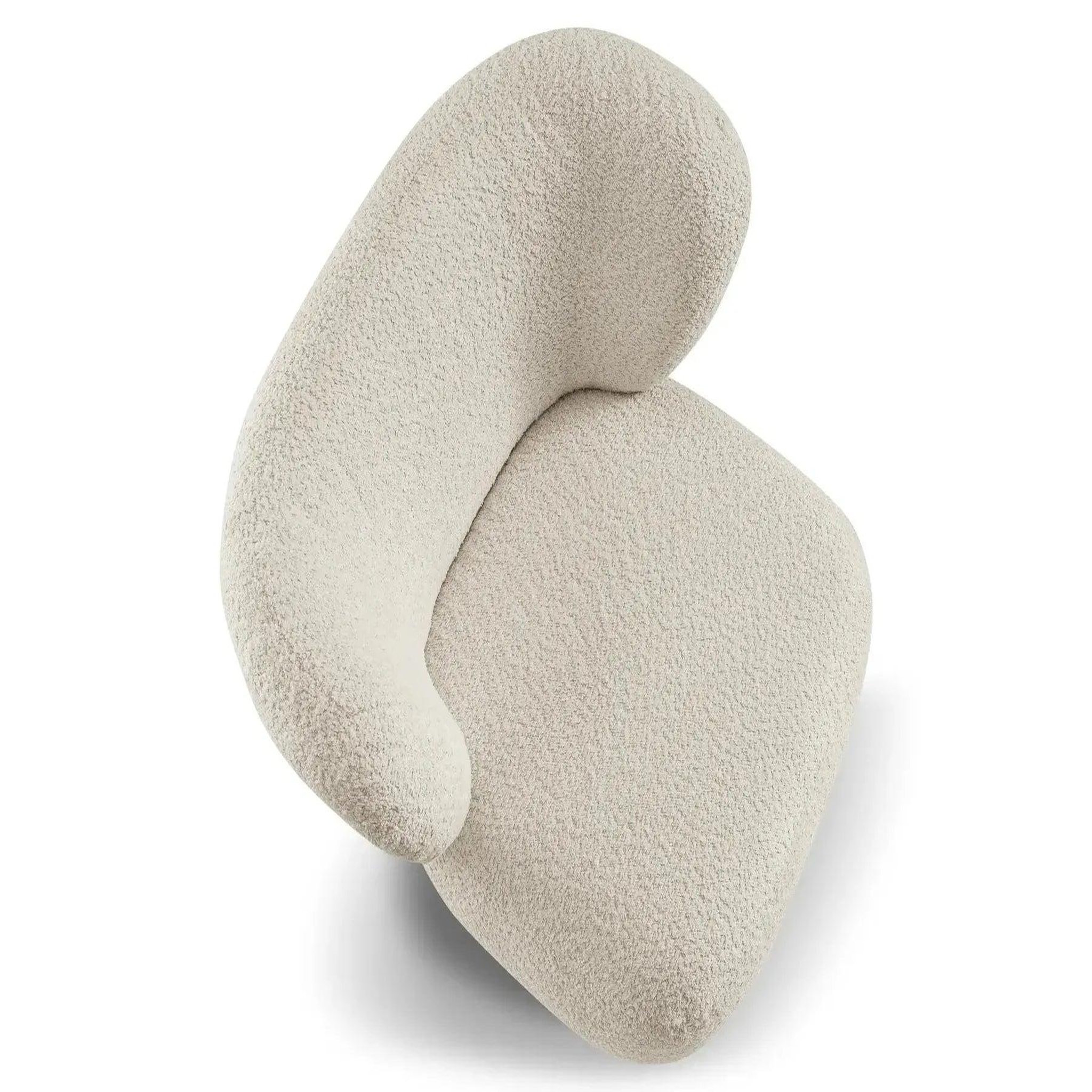 Voir la diapositive 6 : CASANOVA PARIS Capri - fauteuil tissu bouclette