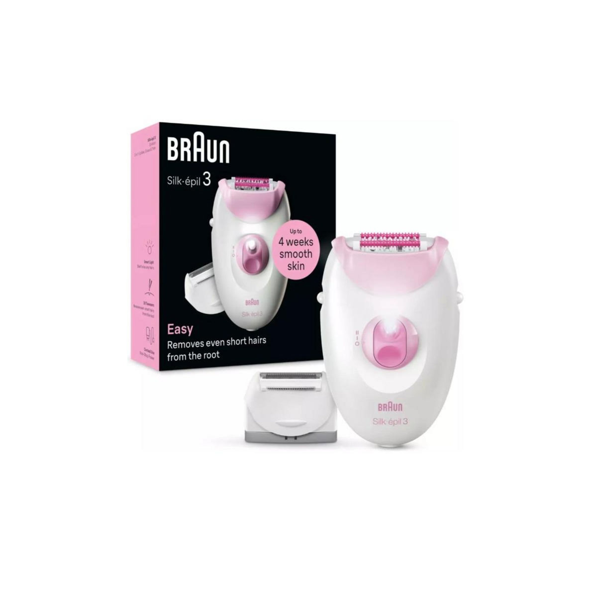 BRAUN Epilateur rechargeable étanche - SE3-031