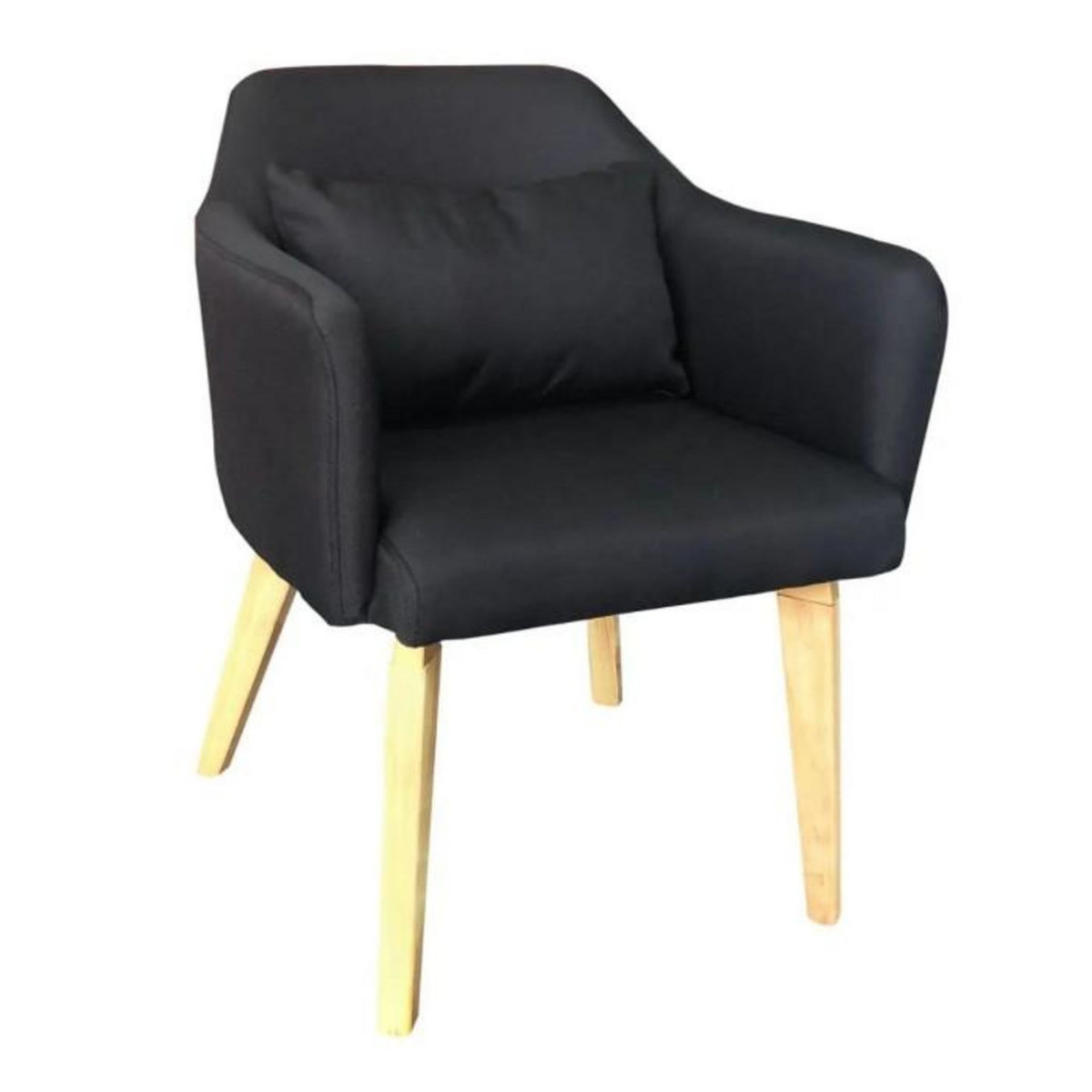 Paris Prix Lot de 20 Fauteuils en Tissu  Delante  67cm Noir