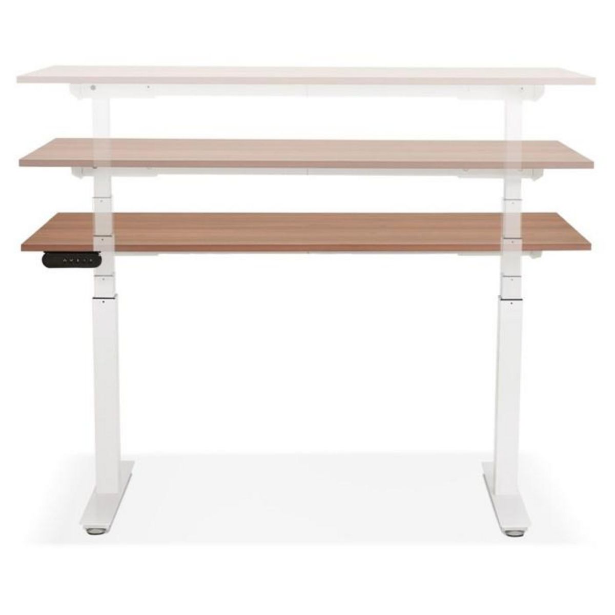 Paris Prix Bureau Design Réglable  Électrique  140cm Noyer