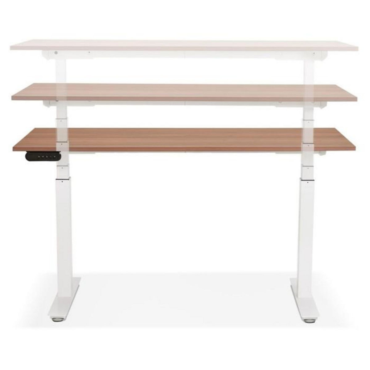 Paris Prix Bureau Design Réglable  Électrique  140cm Noyer