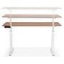 Voir la diapositive 3 : Paris Prix Bureau Design Réglable  Électrique  140cm Noyer