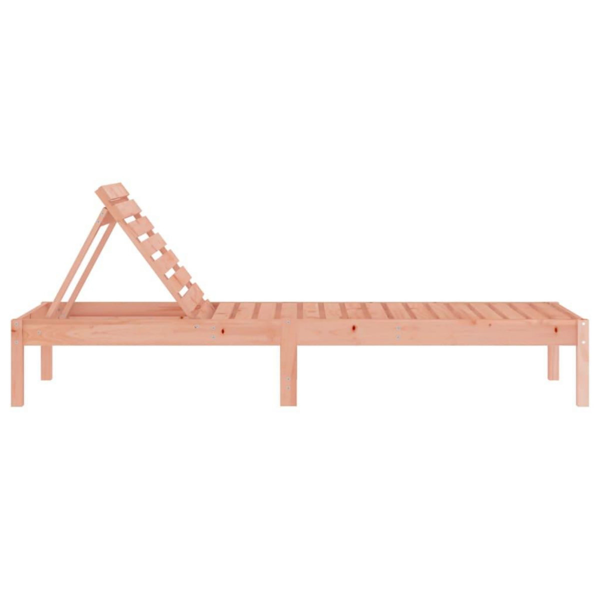 VIDAXL Chaises longues lot de 2 199,5x60x74 cm bois massif de douglas