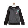 Voir la diapositive 1 : IN EXTENSO Sweat zippé à capuche garçon