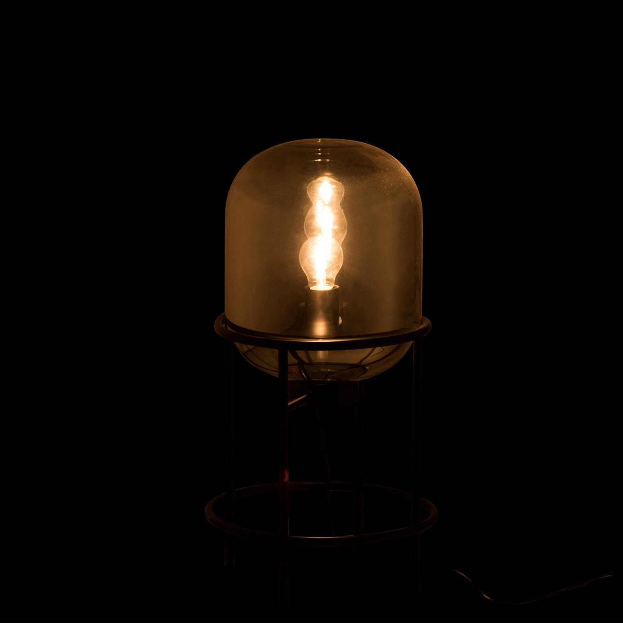 Voir la diapositive 3 : J-LINE Lampe à Poser sur Pied  Sasha  50cm Argent