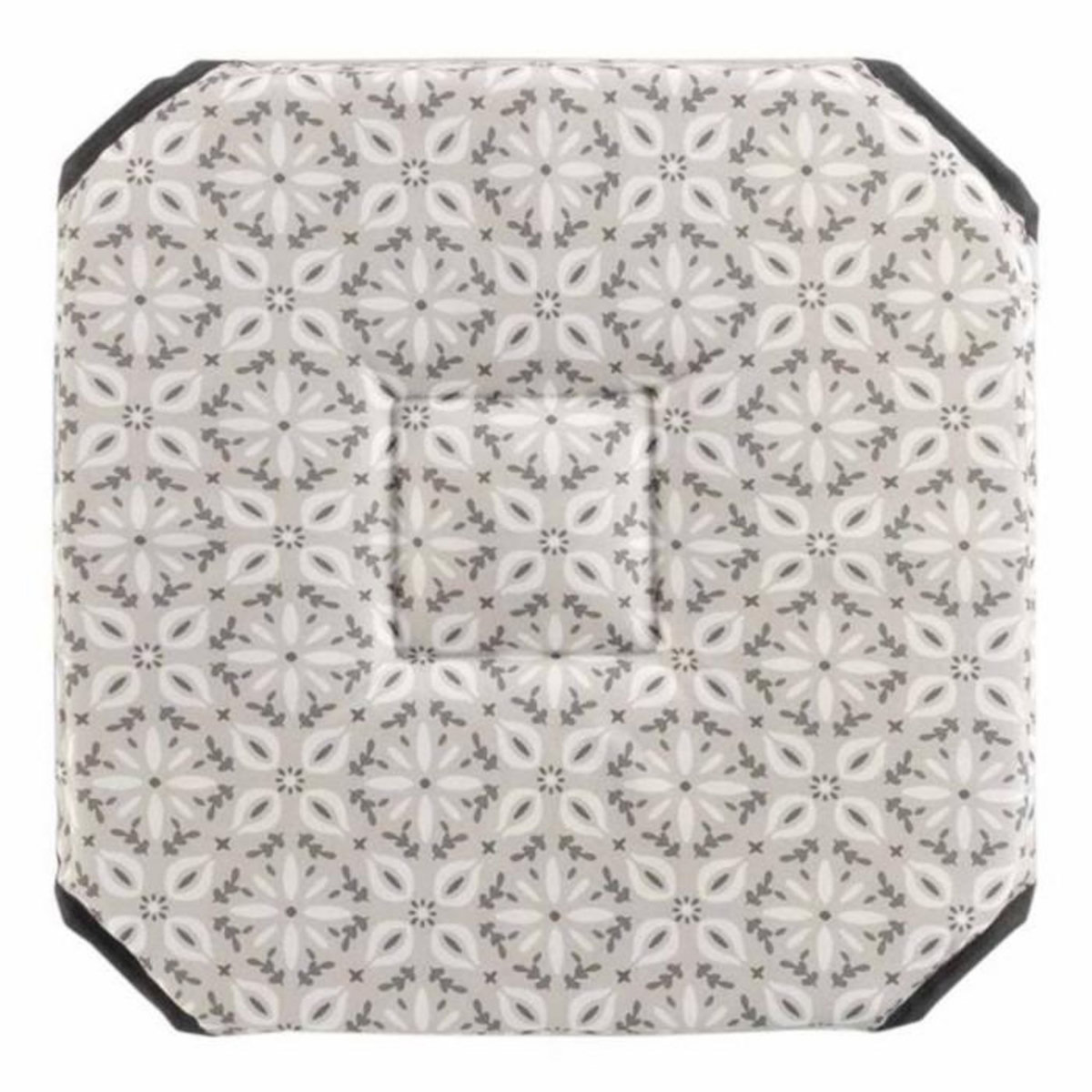 Paris Prix Galette de Chaise Imprimée  Eros  36x36cm Naturel