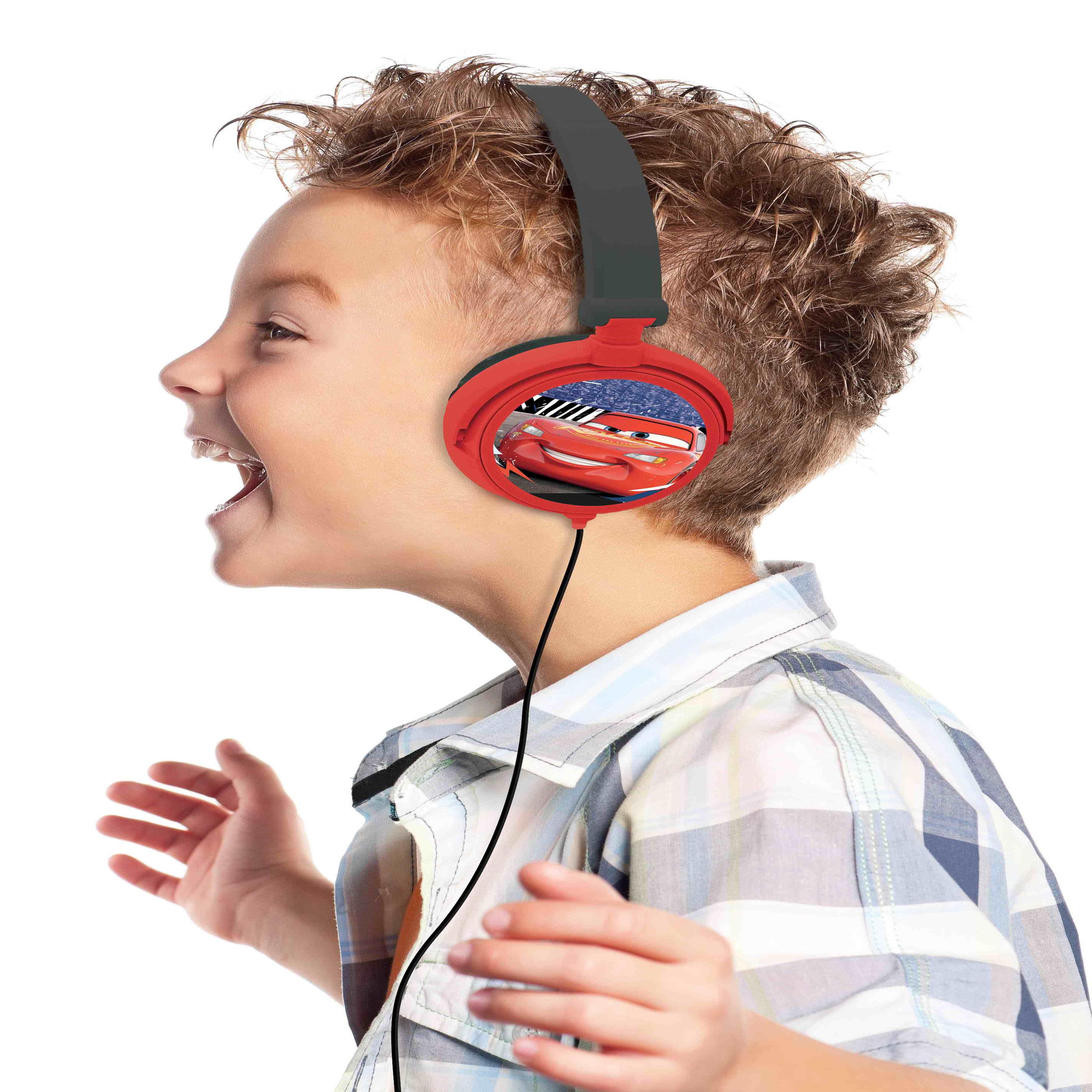 Voir la diapositive 5 : Lexibook Casque stéréo filaire pliable avec limitation de volume d'écoute Disney Cars