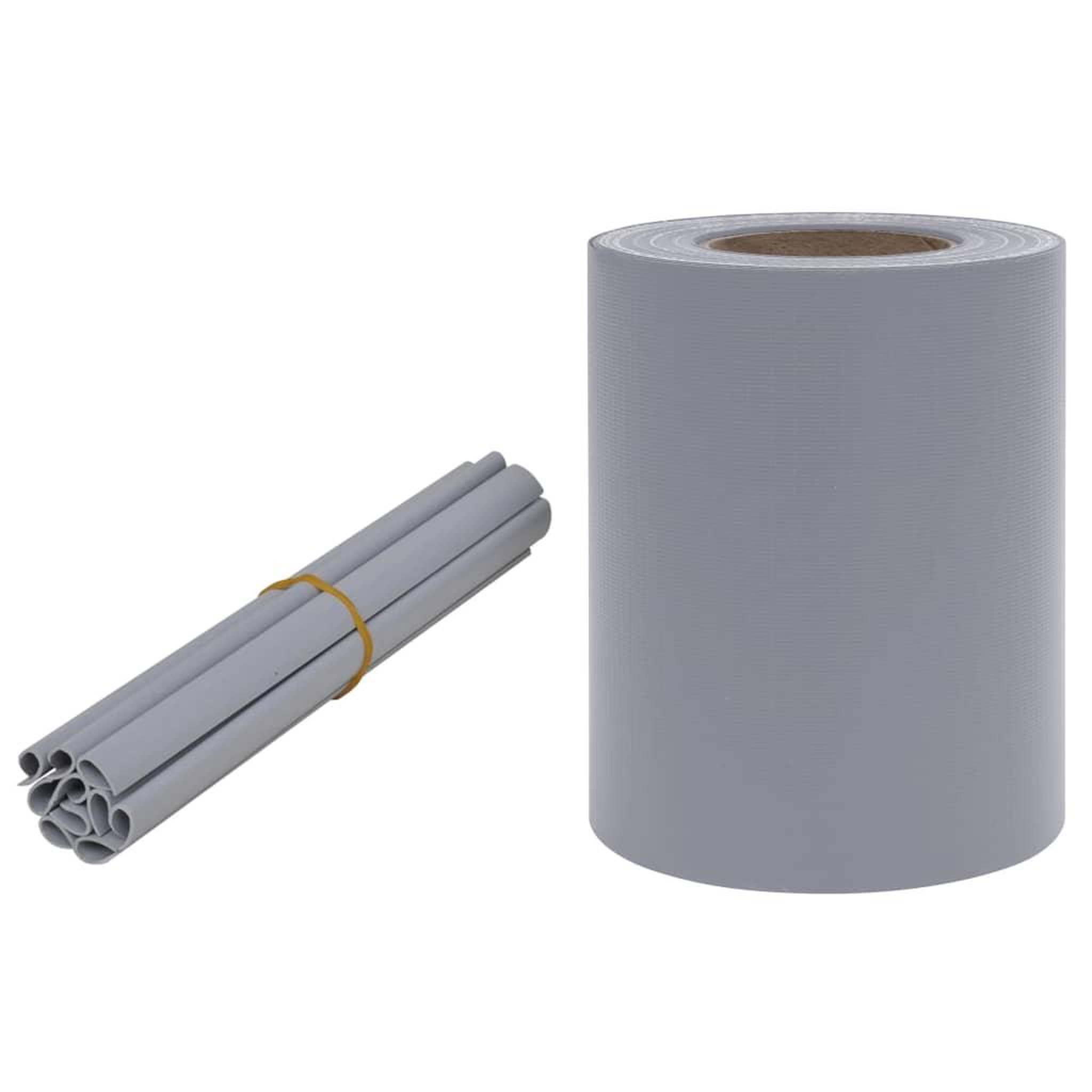 Voir la diapositive 2 : VIDAXL Ecran d'intimite de jardin PVC 35x0,19 m Gris clair mat
