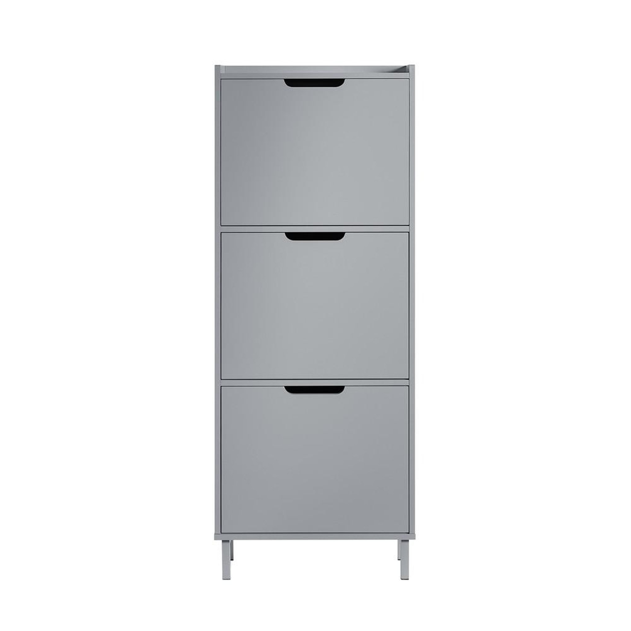 SOBUY SoBuy - Meuble À Chaussures 3 portes - Minimaliste - FSR151-H. Coloris disponibles : Blanc, Gris, Noir