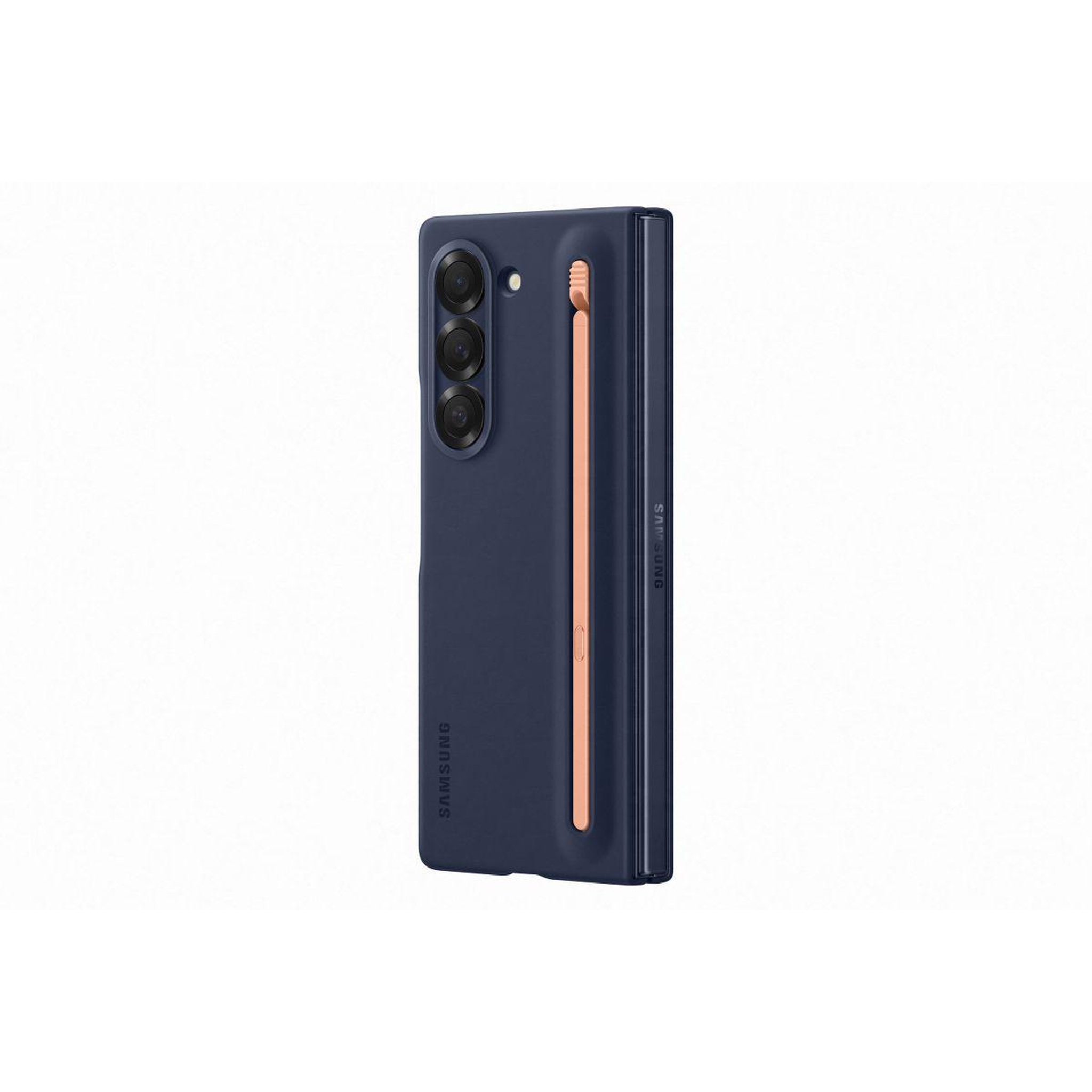 Voir la diapositive 4 : Samsung Coque Z Fold6 Bleu Nuit avec S Pen
