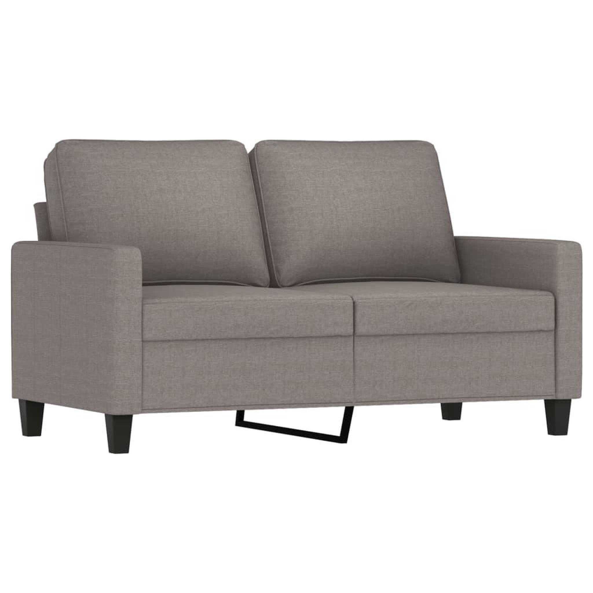 Voir la diapositive 4 : VIDAXL Ensemble de canapes 3 pcs avec coussins Taupe Tissu
