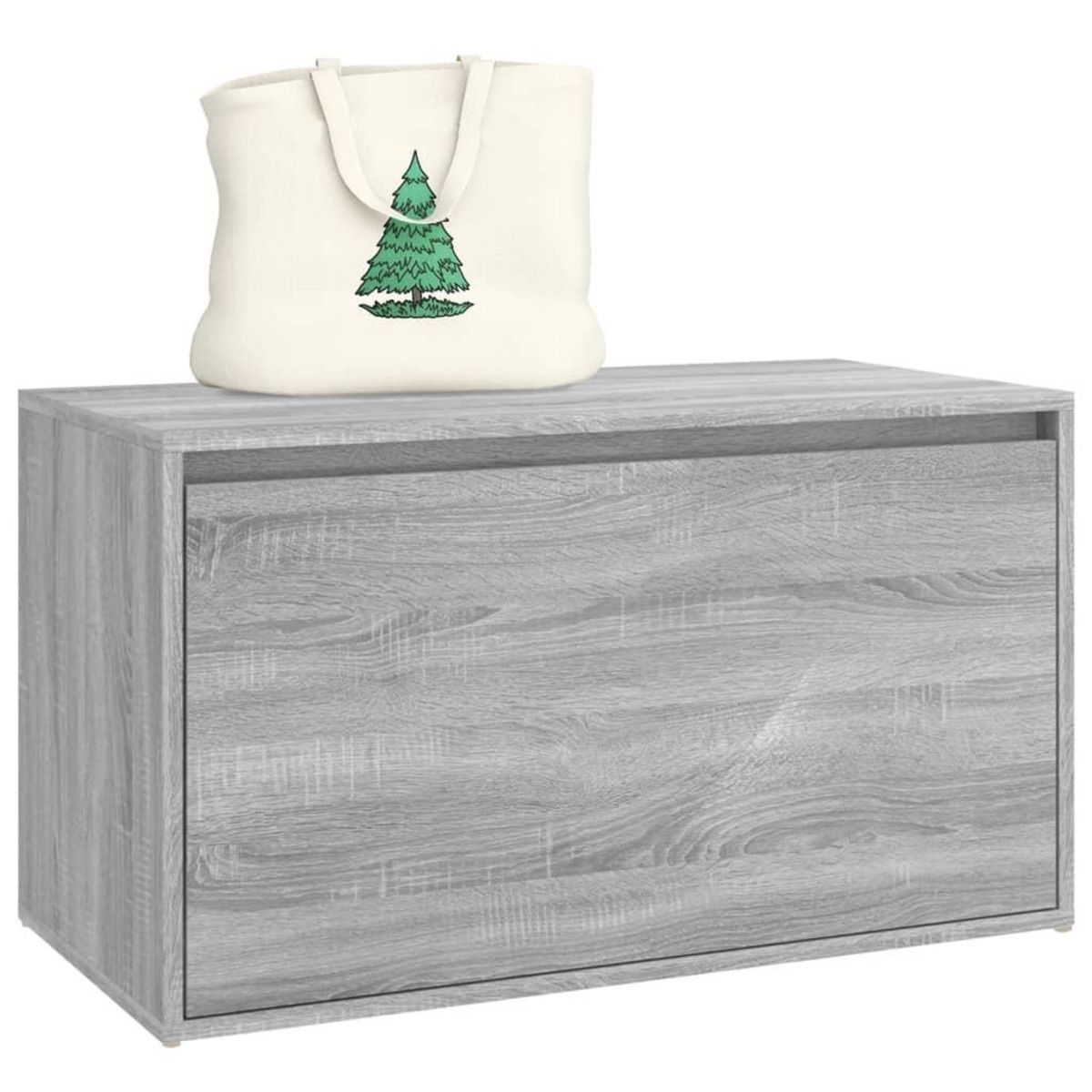 VIDAXL Banc d'entree 80x40x45 cm Sonoma gris Bois d'ingenierie