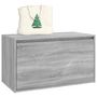 Voir la diapositive 5 : VIDAXL Banc d'entree 80x40x45 cm Sonoma gris Bois d'ingenierie