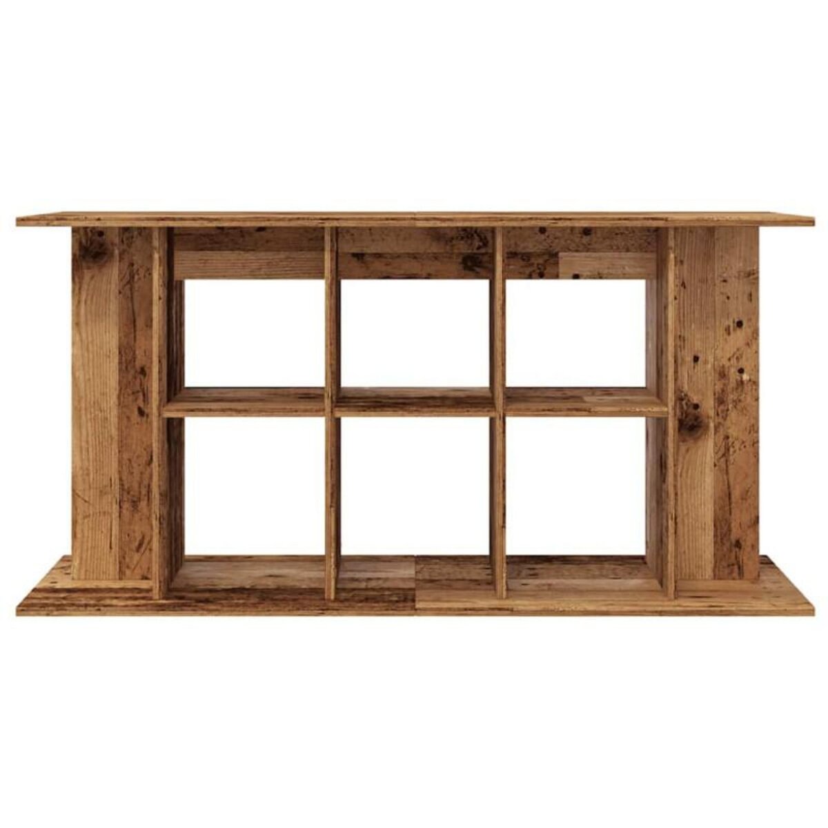 VIDAXL Support pour aquarium vieux bois 120x40x60 cm bois d ingénierie