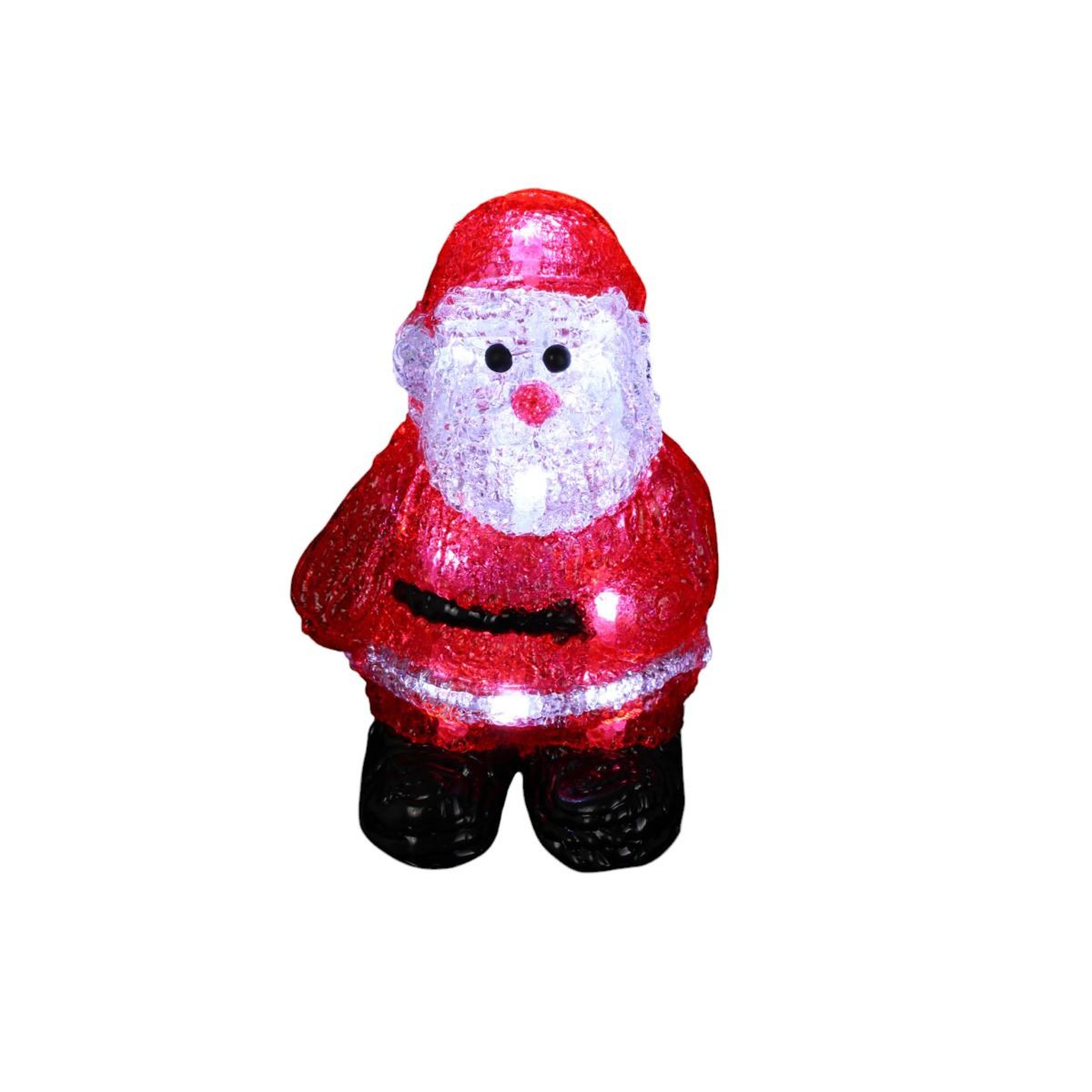 Eden Petit pere noel lumineux a led blanc froid