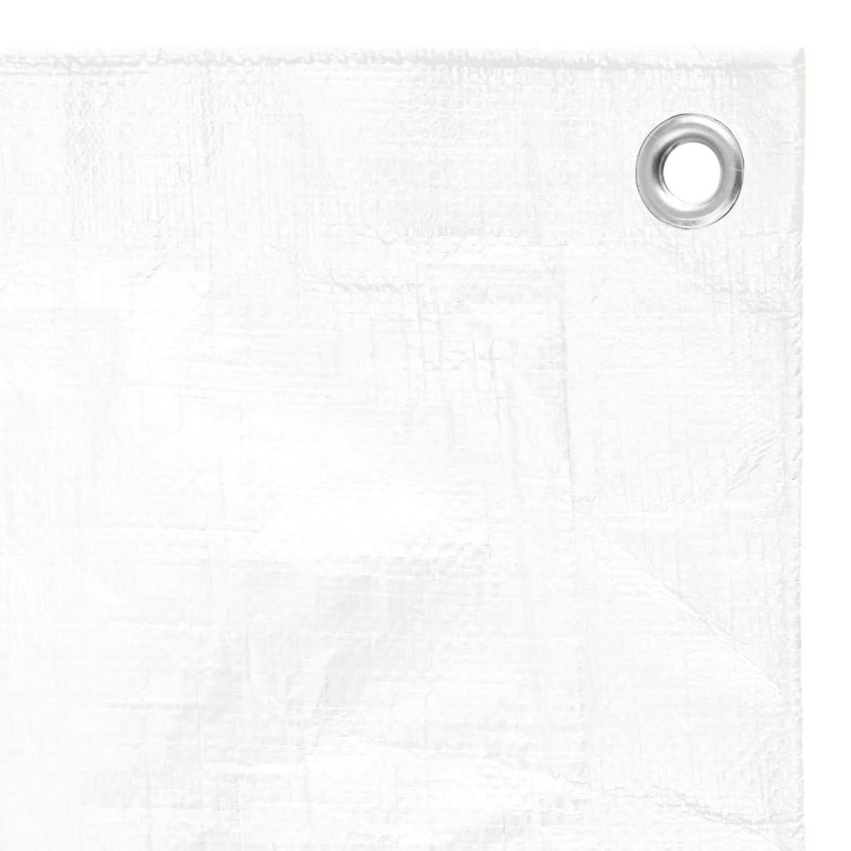 VIDAXL Bache 180 g/m² 4x5 m Blanc PEHD