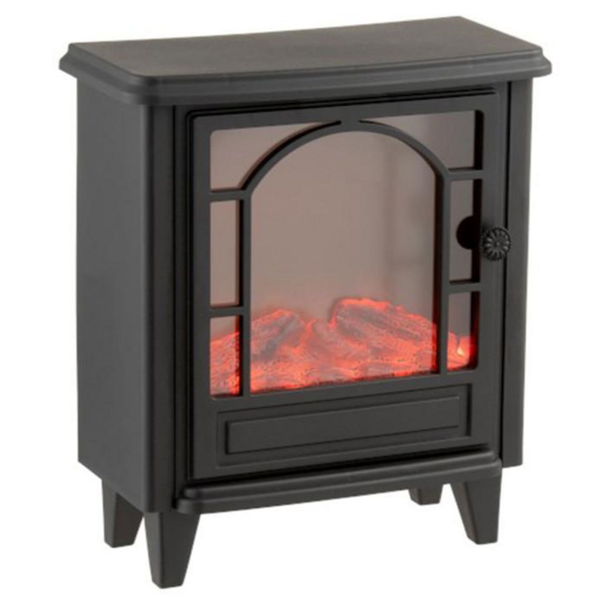 Paris Prix Cheminée Design à Led  Classique  40cm Noir