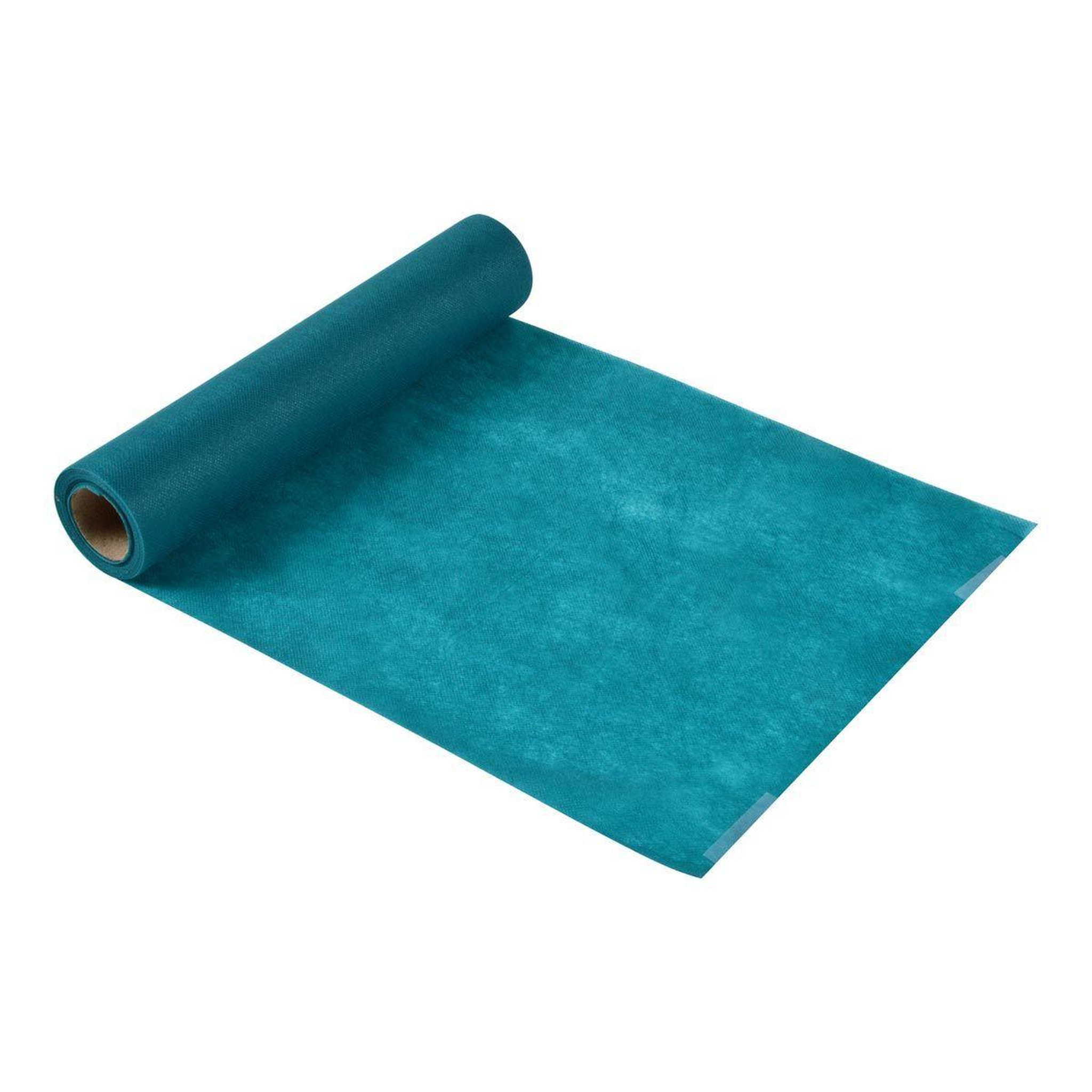 HOMEA Chemin de Table Jetable  Intissé  30cmx7m Émeraude