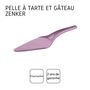 Voir la diapositive 4 : ZENKER Pelle à tarte rose 23 cm Zenker Sweet Sensation