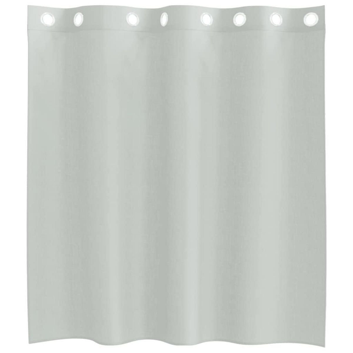 VIDAXL Rideaux en voile avec œillets 2 pcs gris clair 140x140 cm