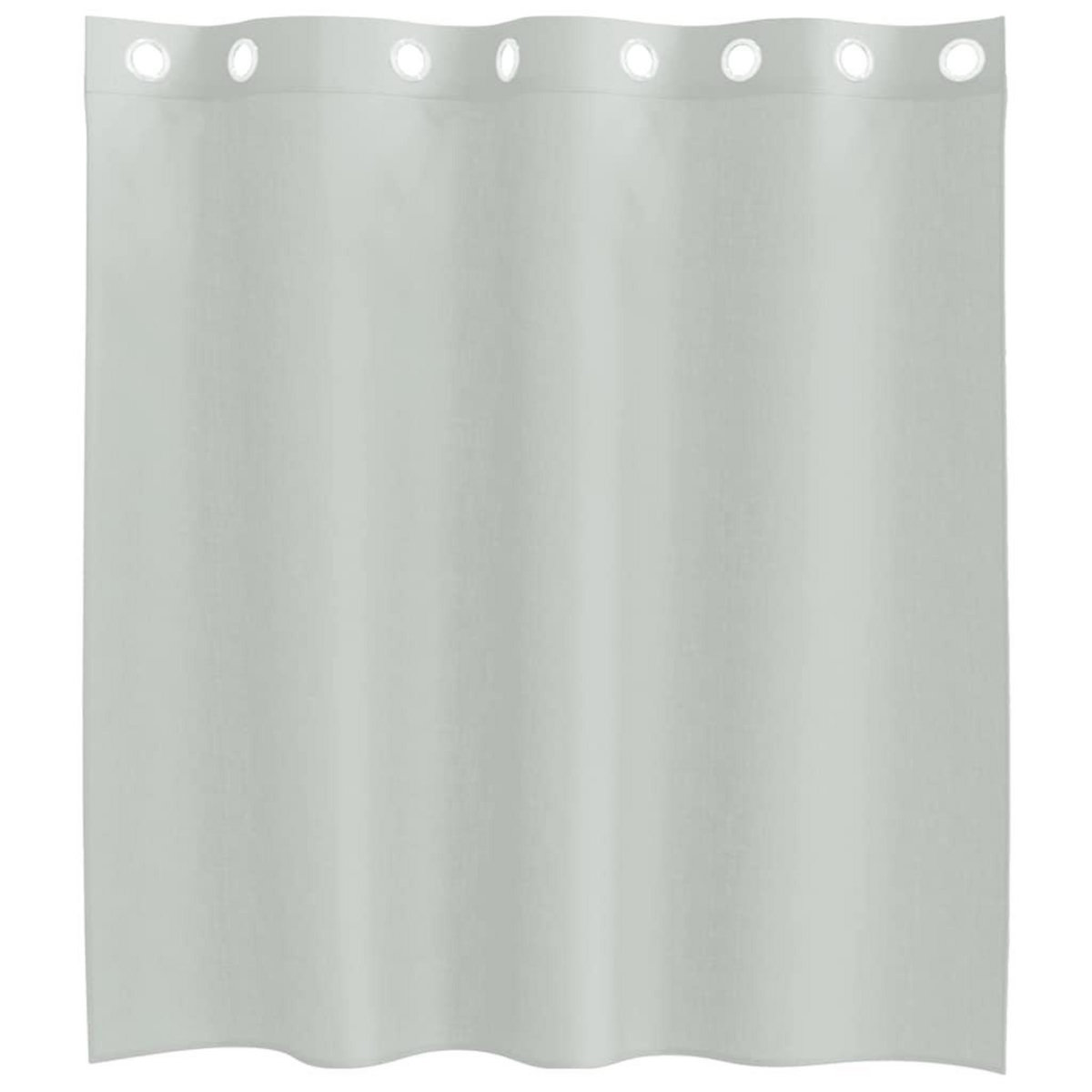 VIDAXL Rideaux en voile avec œillets 2 pcs gris clair 140x140 cm
