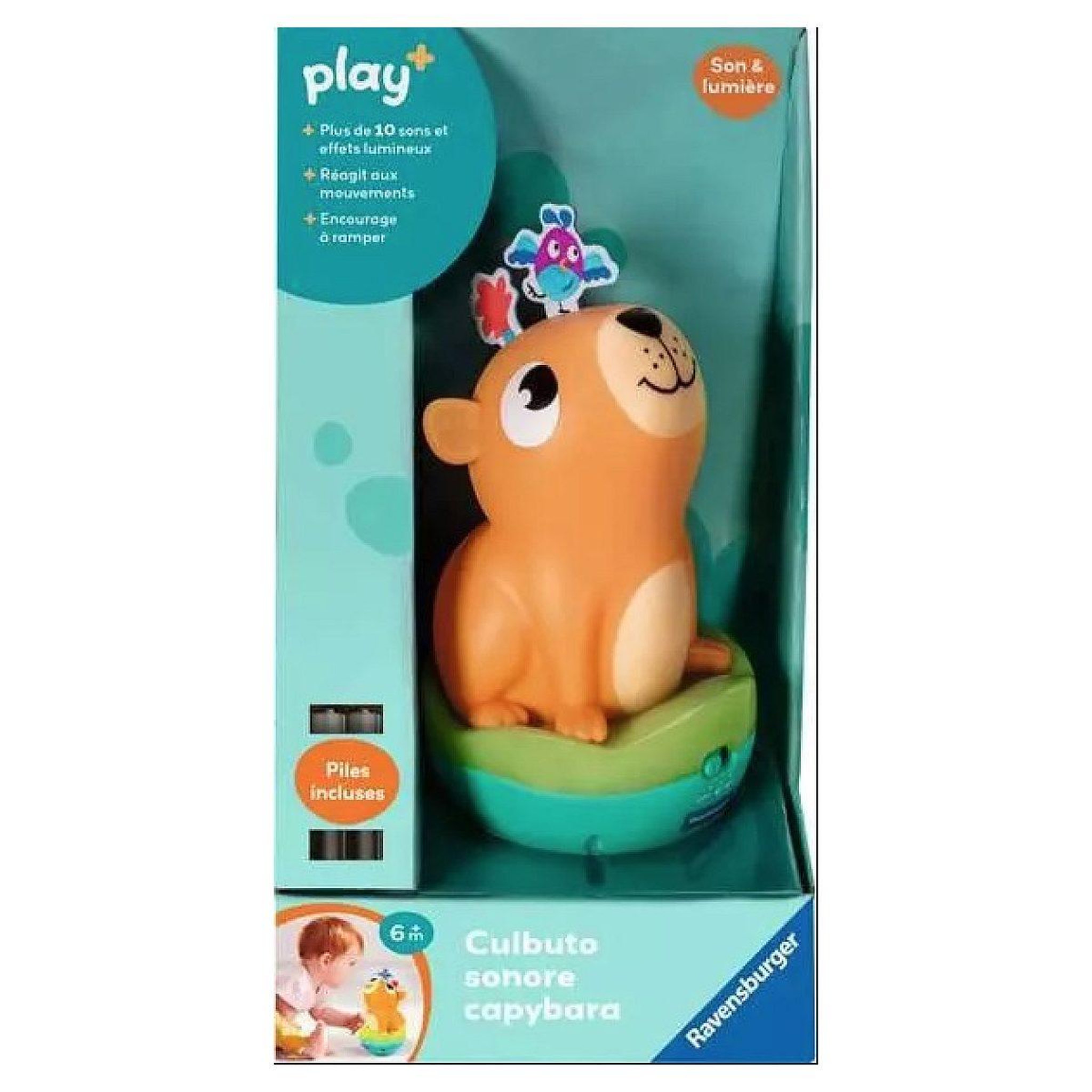 RAVENSBURGER Play+ culbuto sonore capybara