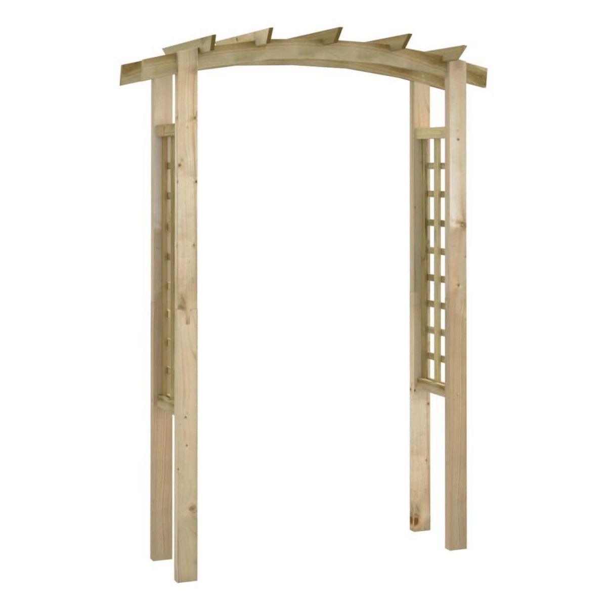 VIDAXL Voute en treillis 150x60x210 cm Bois