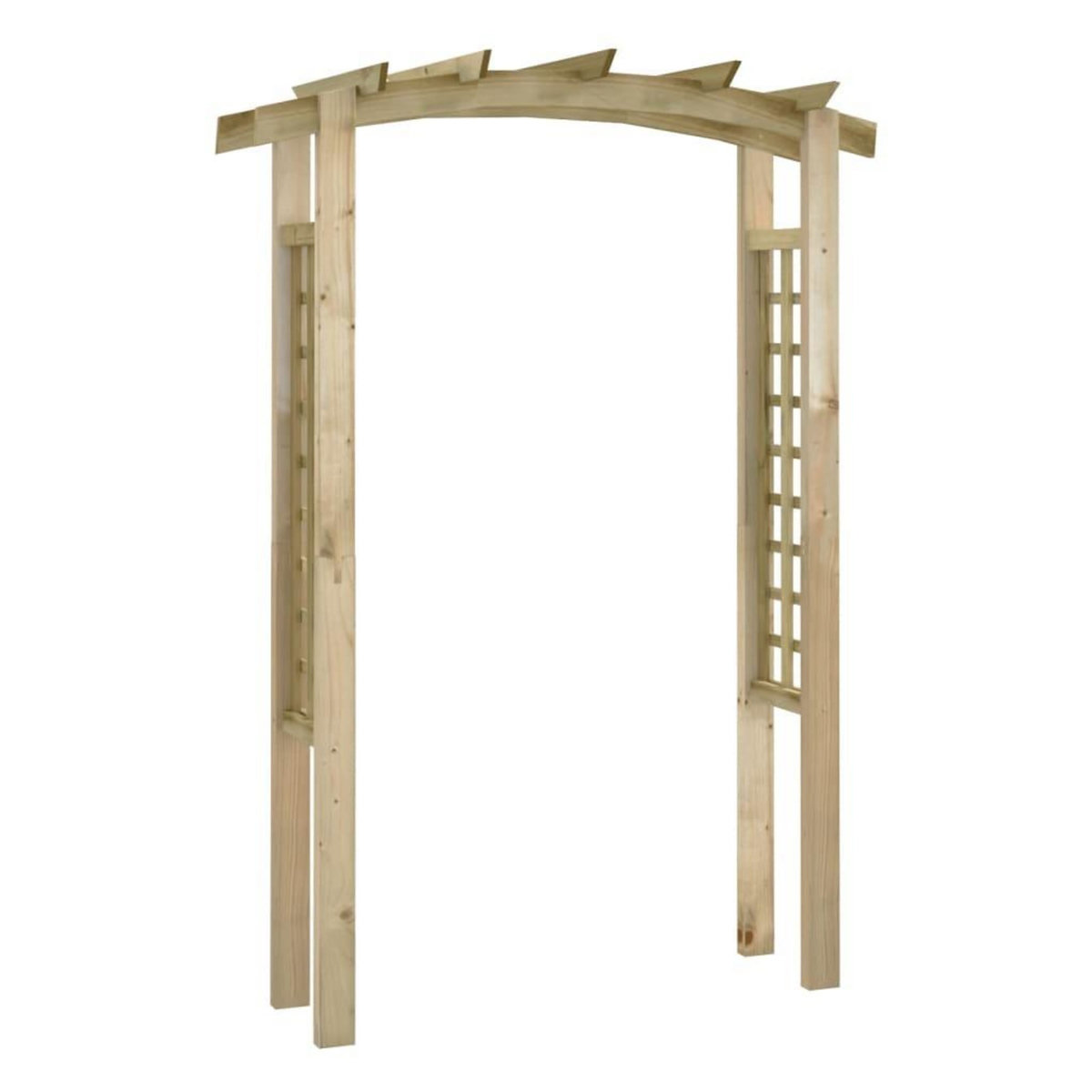 VIDAXL Voute en treillis 150x60x210 cm Bois