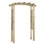 Voir la diapositive 2 : VIDAXL Voute en treillis 150x60x210 cm Bois