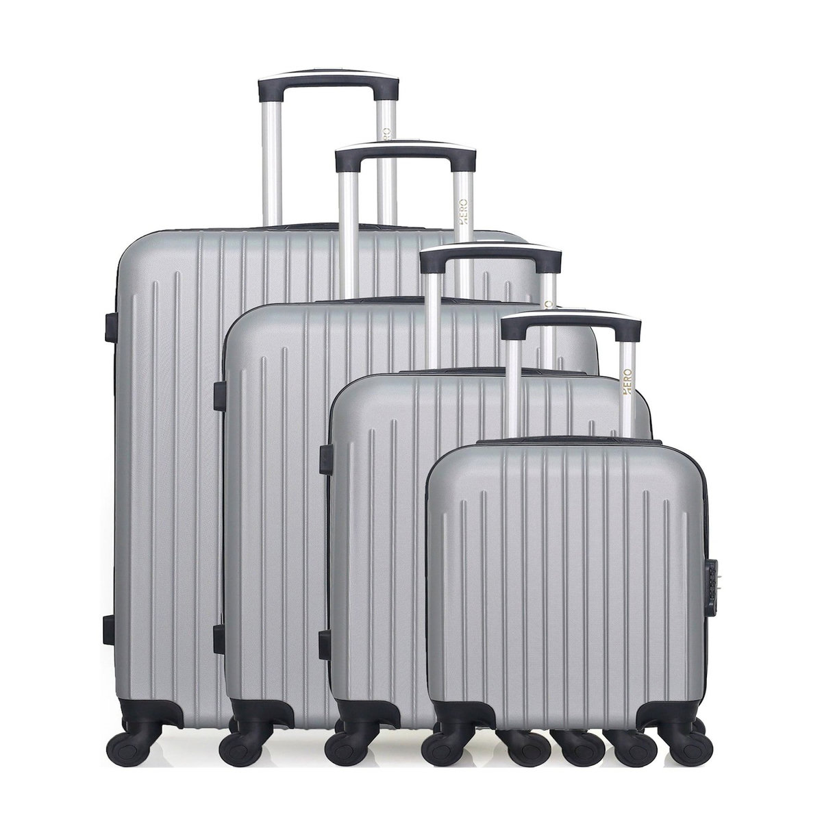 HERO HERO - Set de 4 Valises CARPATES-M 75 cm 4 Roues