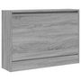 Voir la diapositive 4 : VIDAXL Armoire à chaussures sonoma gris 80x21x57 cm bois d ingénierie