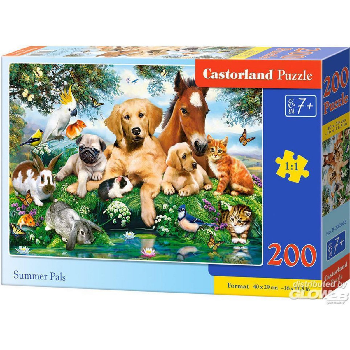 Castorland Puzzle 200 pièces : Copains d'été