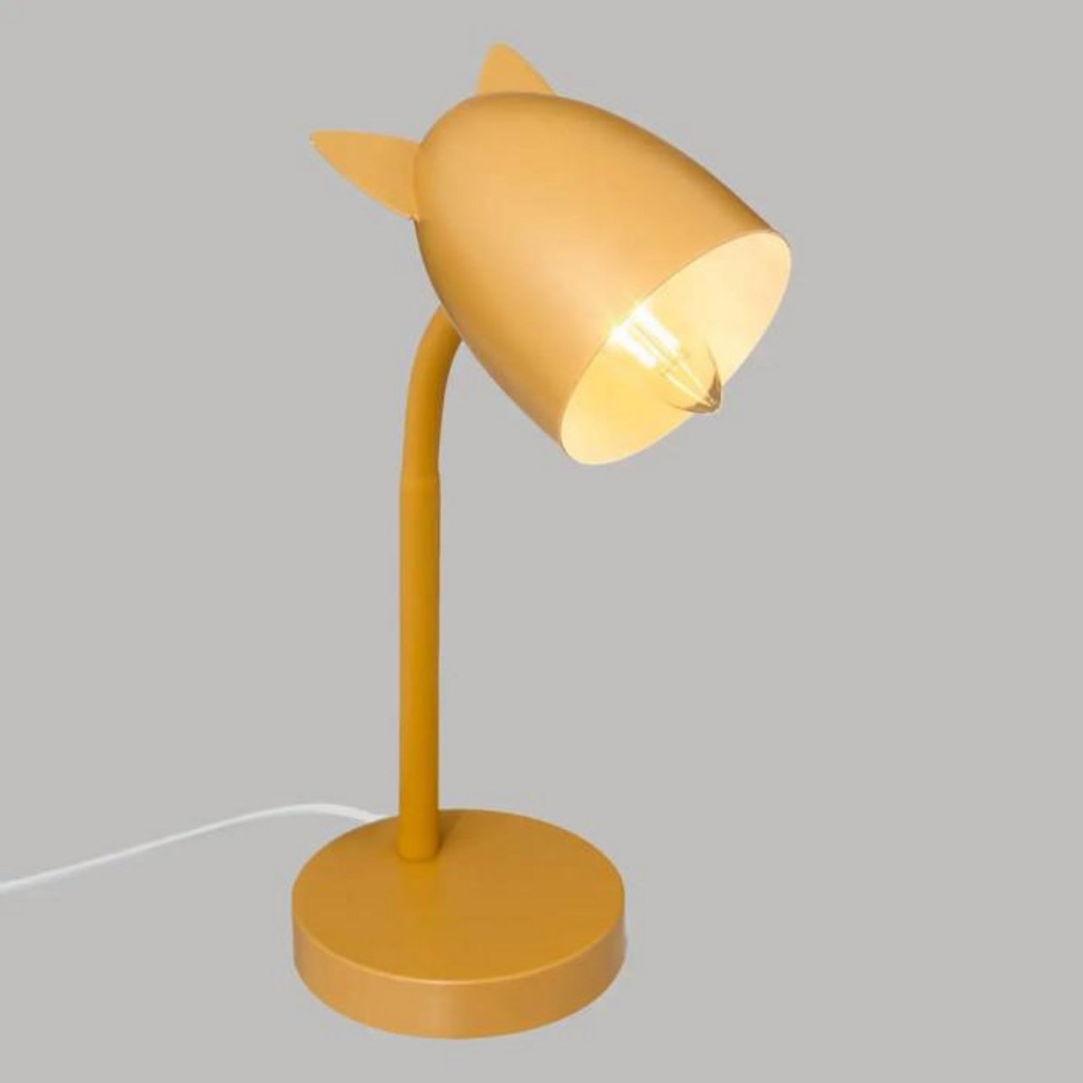 Atmosphera Kids Lampe à Poser en Métal  Oreilles  31cm Ocre