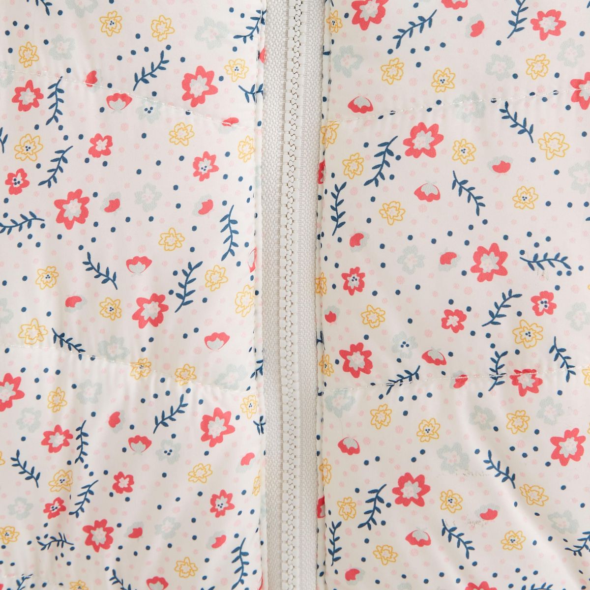 IN EXTENSO Doudoune doublée fleuris bébé fille