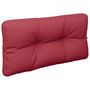 Voir la diapositive 5 : VIDAXL Coussins de palette lot de 2 rouge bordeaux tissu