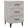 Voir la diapositive 2 : VIDAXL Table de chevet gris béton 40x40x66 cm bois d ingénierie