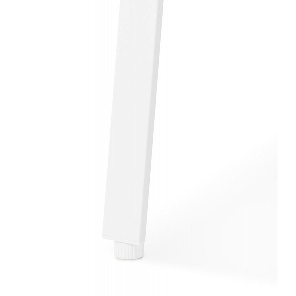 Paris Prix Double Bureau Design  Rosendo  280cm Blanc & Noyer
