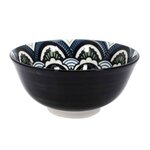 Paris Prix Coupelle en Céramique  Mandala  57cl Bleu