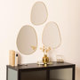 Voir la diapositive 5 : ATMOSPHERA Lot de 3 Miroirs Organisateurs  Lida  47cm Or